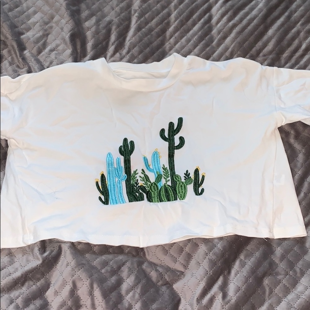 Cactus crop top